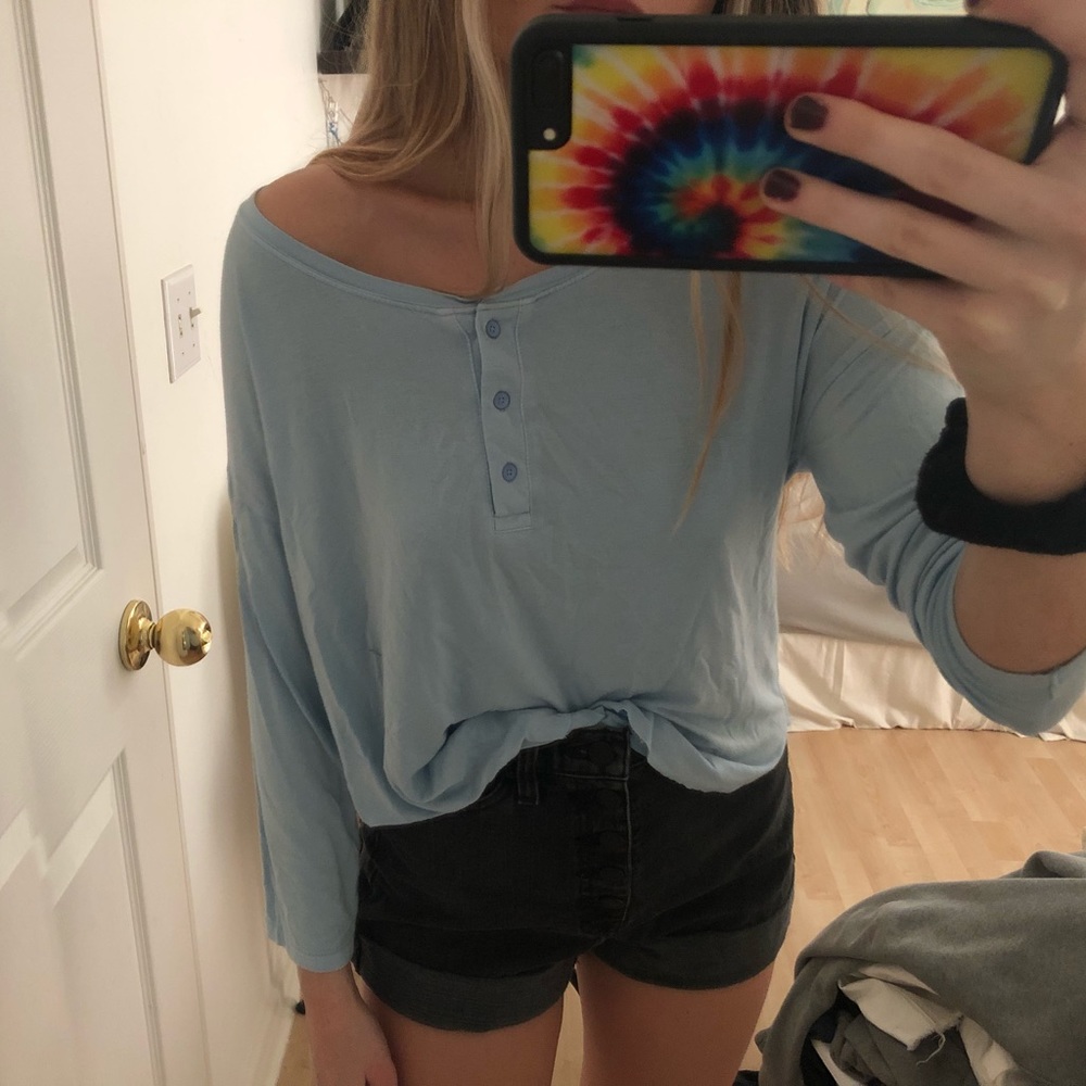 American eagle soft&sexy quarter sleeve shirt